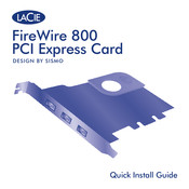 LaCie Rugged USB 3.0 FireWire 800 Kurzanleitung Zur Installation