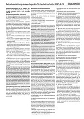 EUCHNER CMS Serie Betriebsanleitung