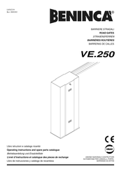 Beninca VE.250 Betriebsanleitung Und Ersatzteilliste