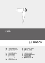 Bosch PHD5 Serie Gebrauchsanleitung