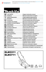 Makita ELM3711 Original Bedienungsanleitung