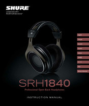 Shure SRH1840 Handbuch