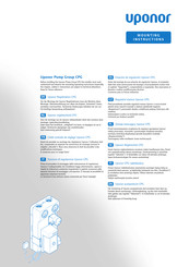 Uponor CPG Montage & Betriebsanleitung
