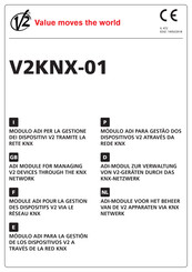 V2 V2KNX-01 Bedienungsanleitung