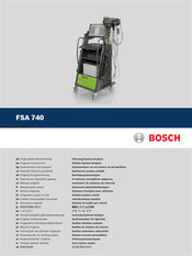Bosch FSA 740 Originalbetriebsanleitung