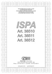Gessi ISPA 38510 Installationsanleitung
