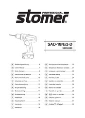 Stomer Professional SAD-18Nx2-D Bedienungsanleitung