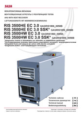 Salda RIS 3500HW EC 3.0 Bedienungsanleitung