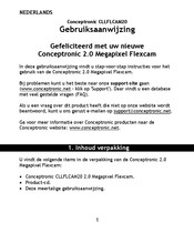 Conceptronic CLLFLCAM20 Bedienungsanleitung