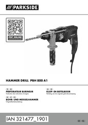 Parkside PBH 800 A1 Originalbetriebsanleitung