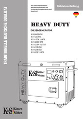 Heavy Duty Power Systems KS 14-2 DE 1/3 ATSR Betriebsanleitung