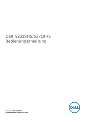 Dell S2319HS Bedienungsanleitung