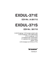 Wasco EXDUL-371E Handbuch