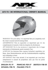 AFX FX-140 Bedienungsanleitung