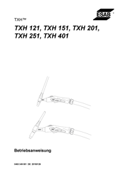 ESAB TXH 201 Betriebsanweisung