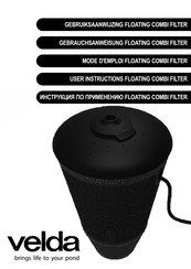 Velda Floating Combi Filter Gebrauchsanweisung