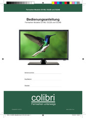 Colibri 5319B Bedienungsanleitung