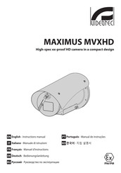 Videotec MAXIMUS MVXHD Bedienungslanleitung