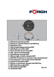 Forch ASK-Windscreen Cutter EASY Bedienungsanleitung