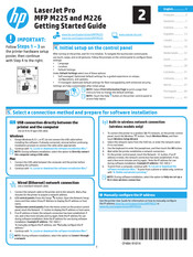 HP MFP M226 Handbuch Für Die Inbetriebnahme