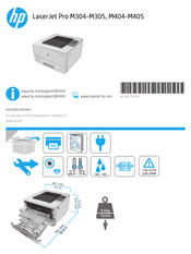 HP LaserJet Pro M405 Handbuch Für Die Inbetriebnahme
