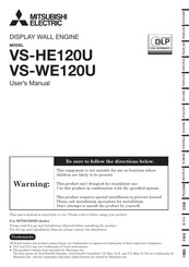 Mitsubishi Electric VS-WE120U Bedienungsanleitung