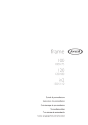 Jacuzzi frame 120 Vorinstallationsblatt