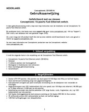 Conceptronic CB100S16 Benutzerhandbuch