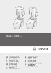 Bosch MMB 1 Serie Gebrauchsanleitung