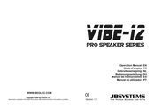 JB Systems VIBE-12 Bedienungsanleitung