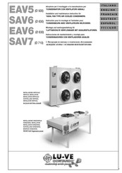 LU-VE SAV6 V-Serie Montage- Und Wartungsanleitung