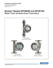 Brooks Instrument MT3809G Installations- Und Bedienungsanleitung