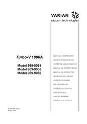 Varian Turbo-V 1800A Bedienungshandbuch