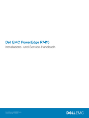 Dell Emc PowerEdge R7415 Installations- Und Servicehandbuch