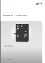 Wilo Safe WS 5-24 Yonos PICO Einbau- Und Betriebsanleitung