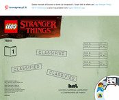 LEGO STRANGER THINGS 75810 Bedienungsanleitung