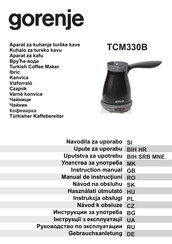 Gorenje TCM330B Gebrauchsanleitung