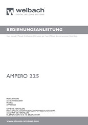 Welbach AMPERO 225 Bedienungsanleitung