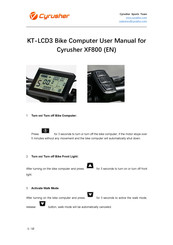 Cyrusher KT-LCD3 Benutzerhandbuch