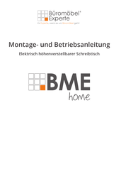 Buromobel Experte BME home Montage- Und Betriebsanleitung