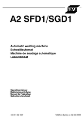 Esab A2 SFD1/SGD1 Bedienungsanleitung
