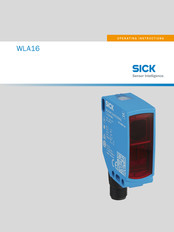 SICK WLA16 Bedienungsanleitung