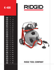 RIDGID K-400 Bedienungsanleitung