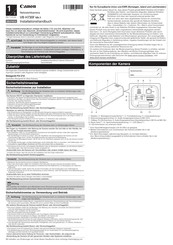 Canon VB-H730F Installationshandbuch