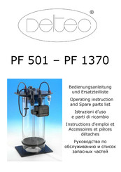 Deltec PF 601S Bedienungsanleitung Und Ersatzteilliste
