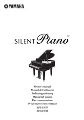 Yamaha Silent Piano Bedienungsanleitung