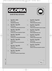 Gloria 2012 Sicherheitshinweise