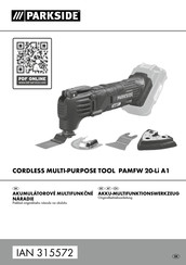 Parkside PAMFW 20-Li A1 Originalbetriebsanleitung