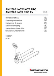 Jungheinrich AM 2000 INOX Betriebsanleitung