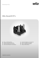 Wilo RexaLift FIT L Einbau- Und Betriebsanleitung